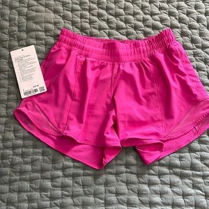 Sonic Pink Lululemon Hotty Hot shorts
